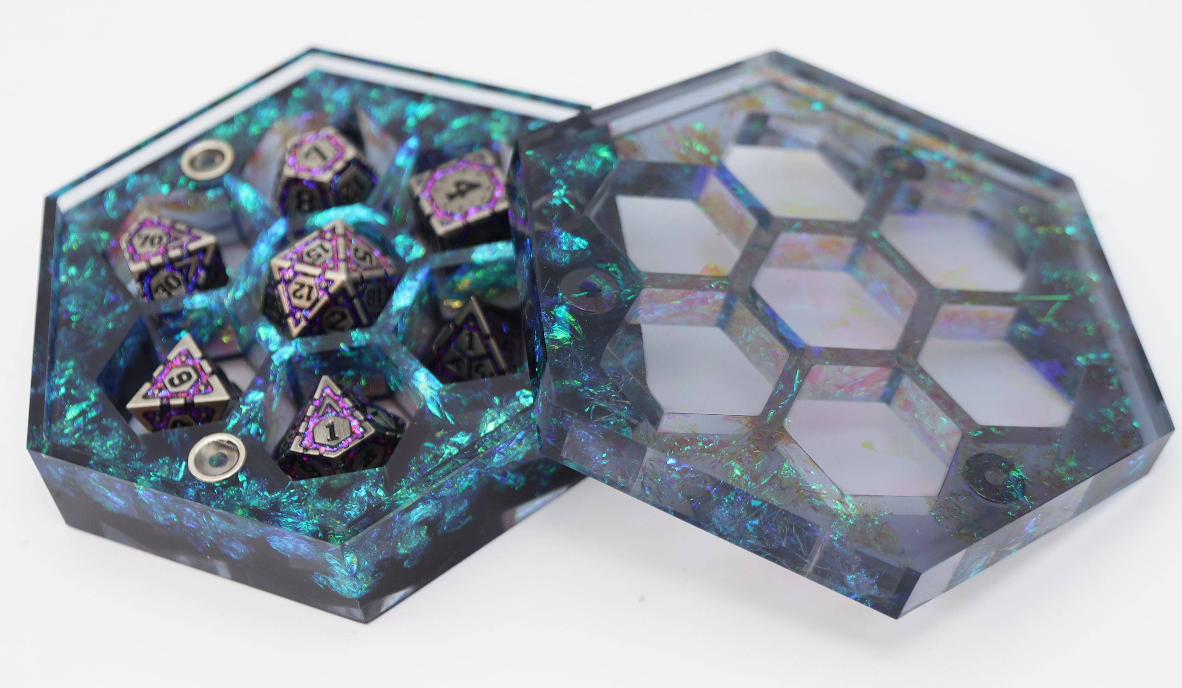 Sharp Edge Resin Dice Vault - Galactic Dreams