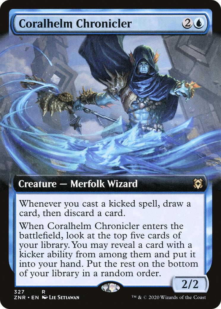 Coralhelm Chronicler (Extended Art)