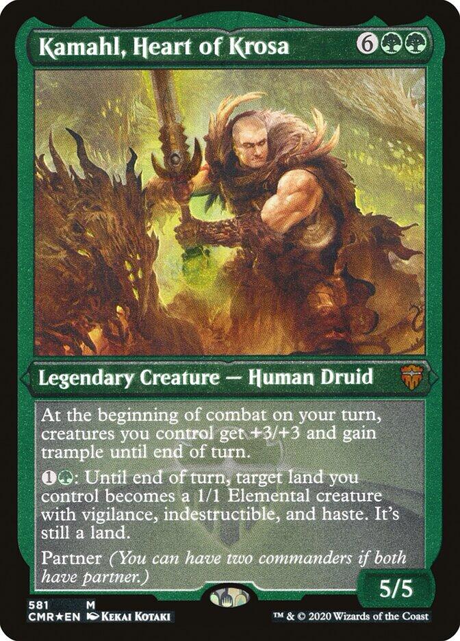 Kamahl, Heart of Krosa (Foil Etched)