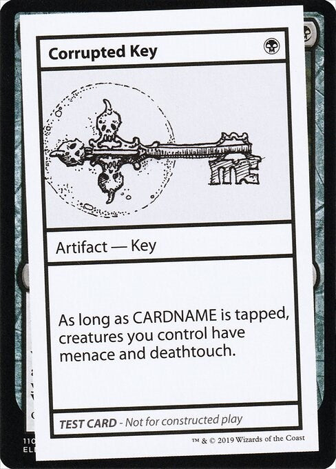 Corrupted Key (No PW Symbol)