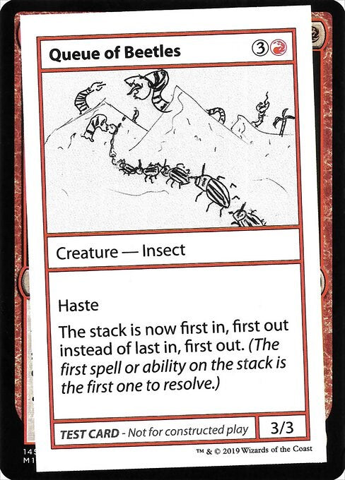 Queue of Beetles (No PW Symbol)