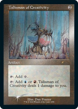 Talisman of Creativity (Retro Frame) (Foil Etched)