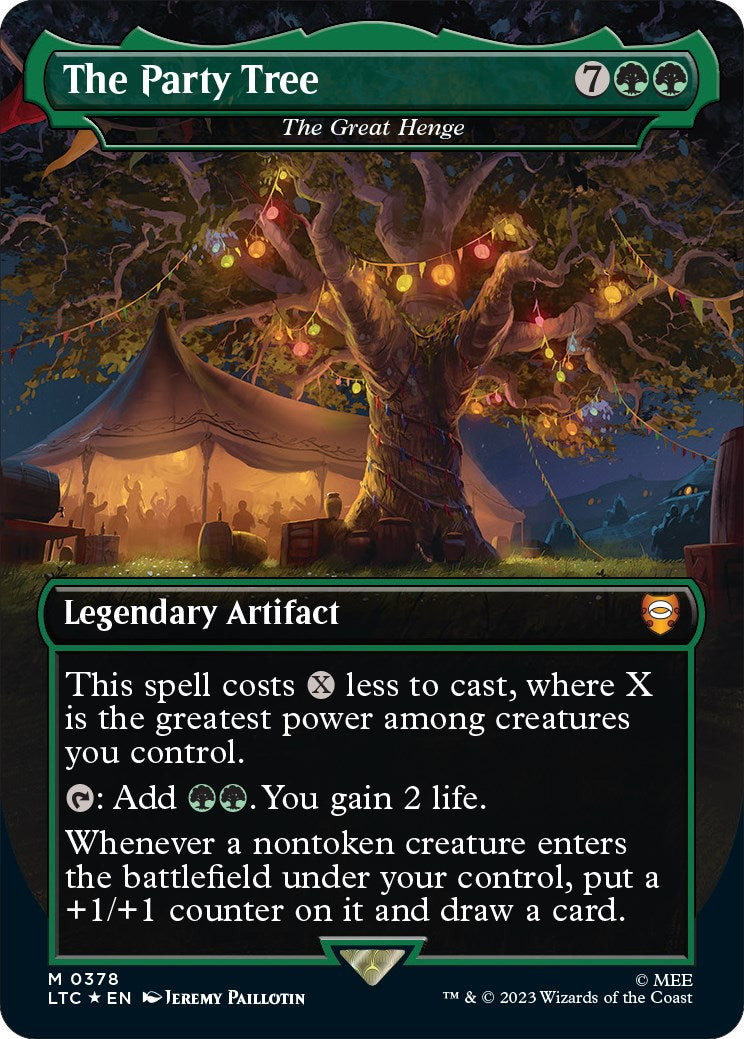 The Party Tree - The Great Henge (Borderless) (Surge Foil)