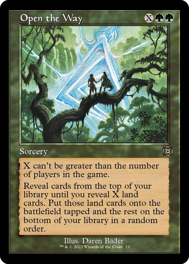 Open the Way (Retro Frame)