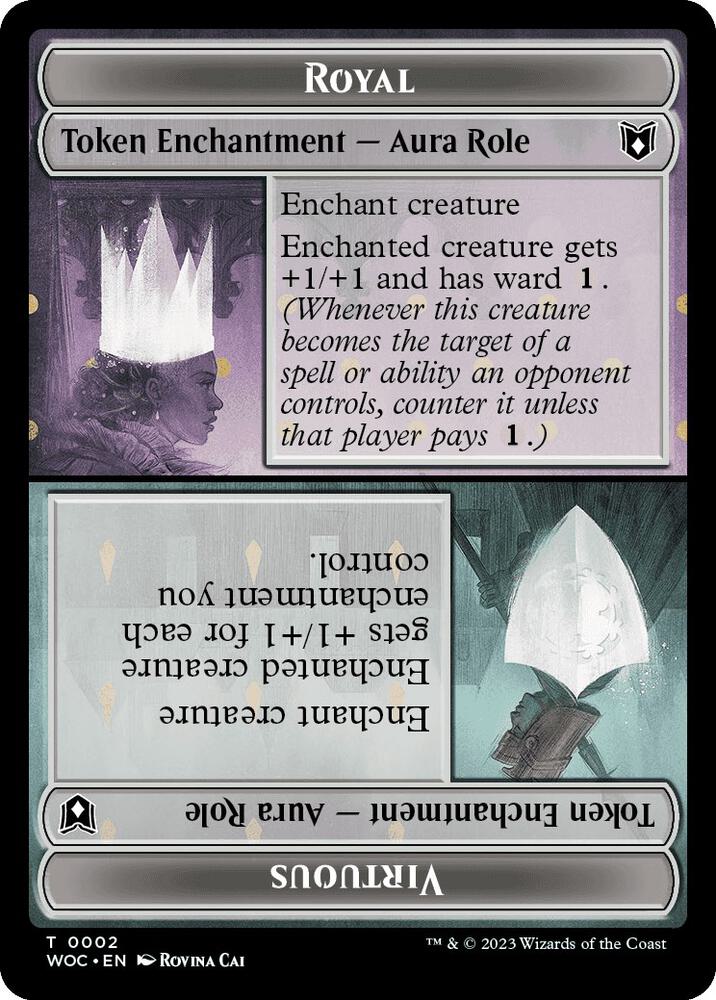 Copy // Royal Role / Virtuous Role Double-Sided Token (Back)