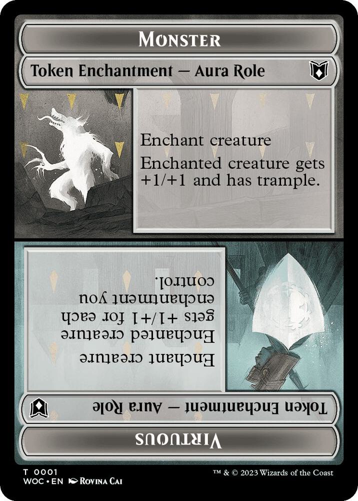 Copy // Monster Role / Virtuous Role Double-Sided Token (Back)