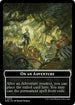 Wicked Role / Cursed Role // Emblem - On An Adventure Double-Sided Token (Back)