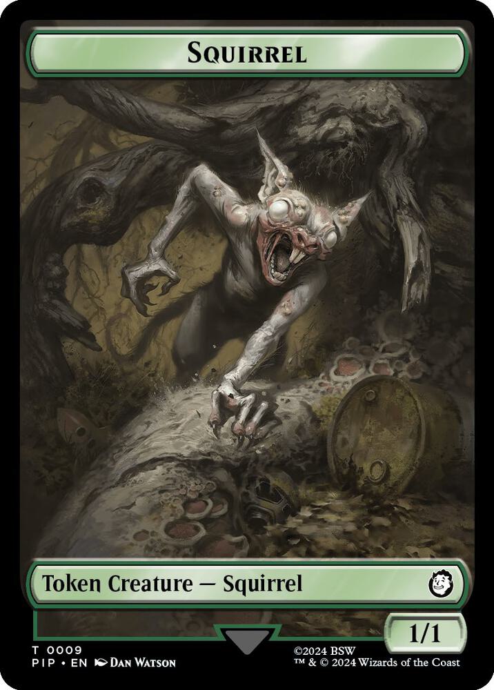 Food (0013) // Squirrel Double-Sided Token (Back)