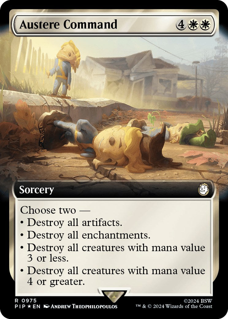Austere Command (Extended Art) (Surge Foil)