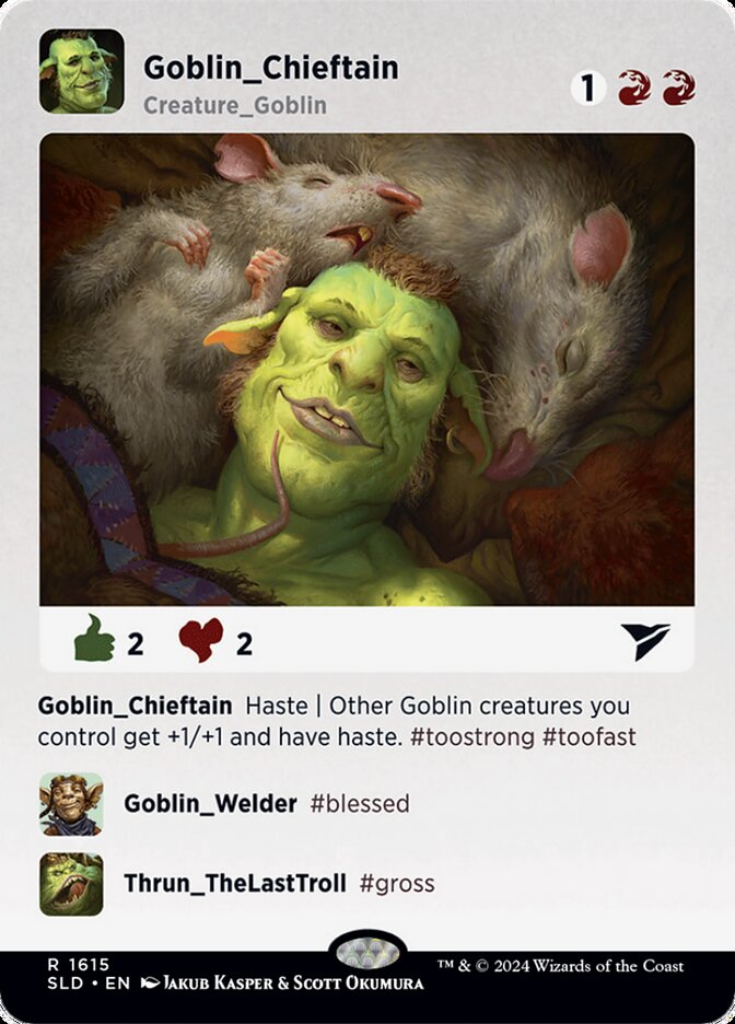 Goblin Chieftain (1615) (Rainbow Foil)