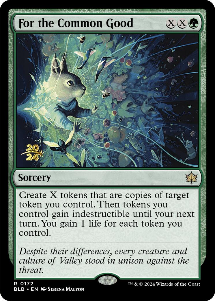 For the Common Good