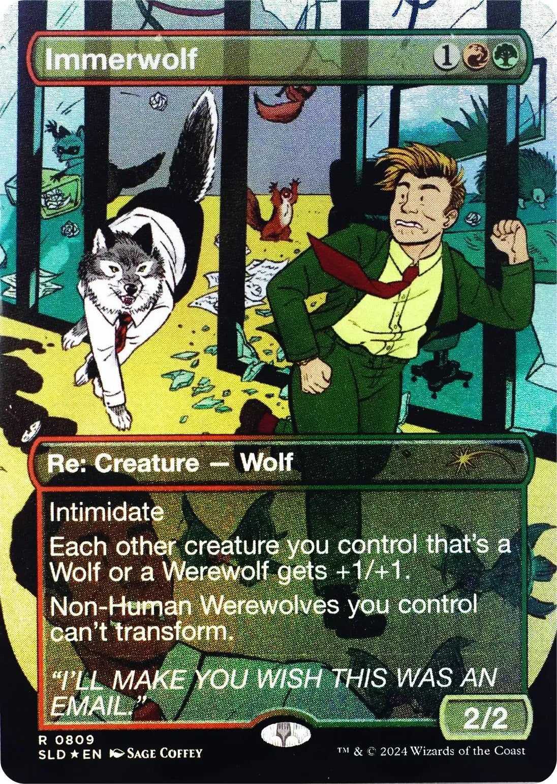 Immerwolf Rainbow Foil