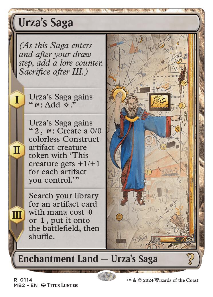 Urza's Saga (White Border)