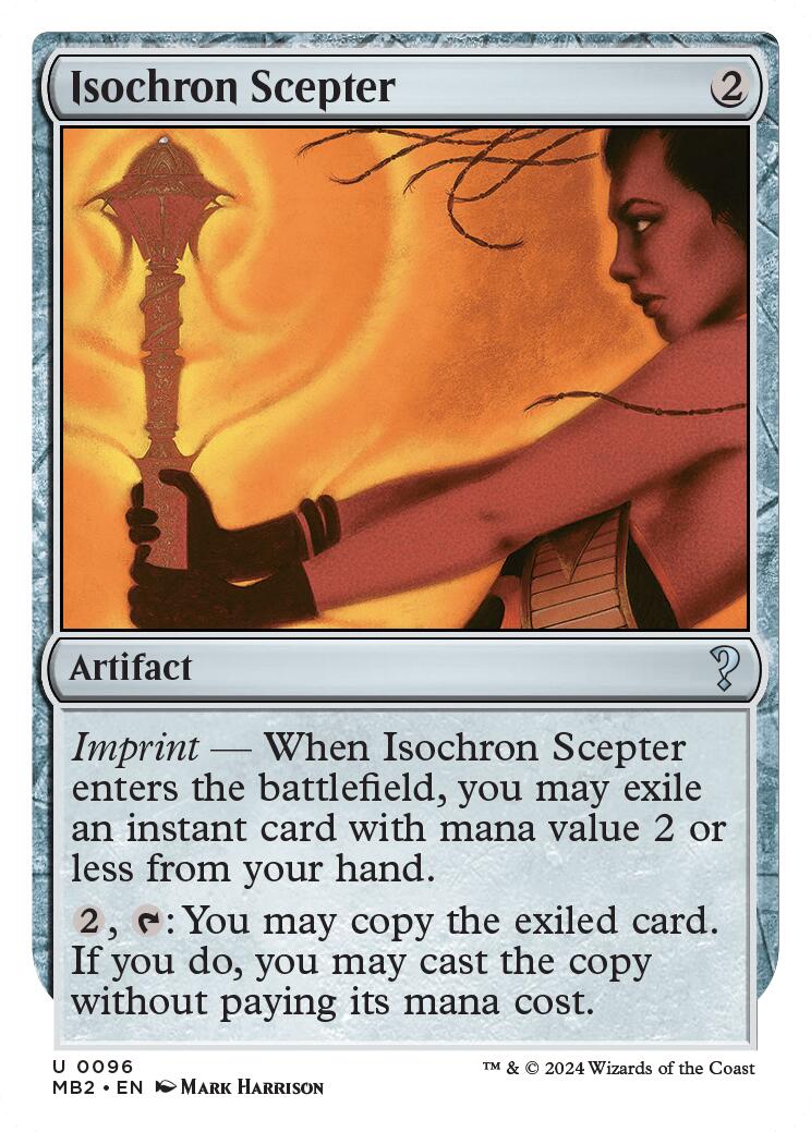 Isochron Scepter (White Border)