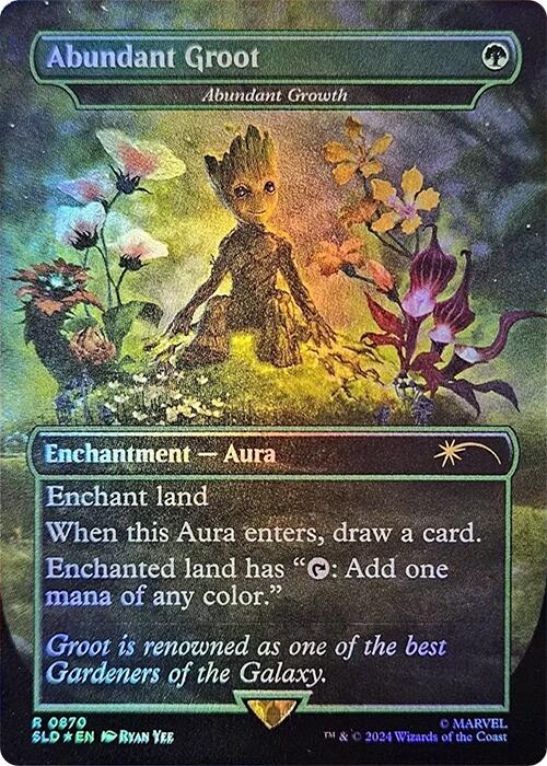 Abundant Groot - Abundant Growth (Rainbow Foil)
