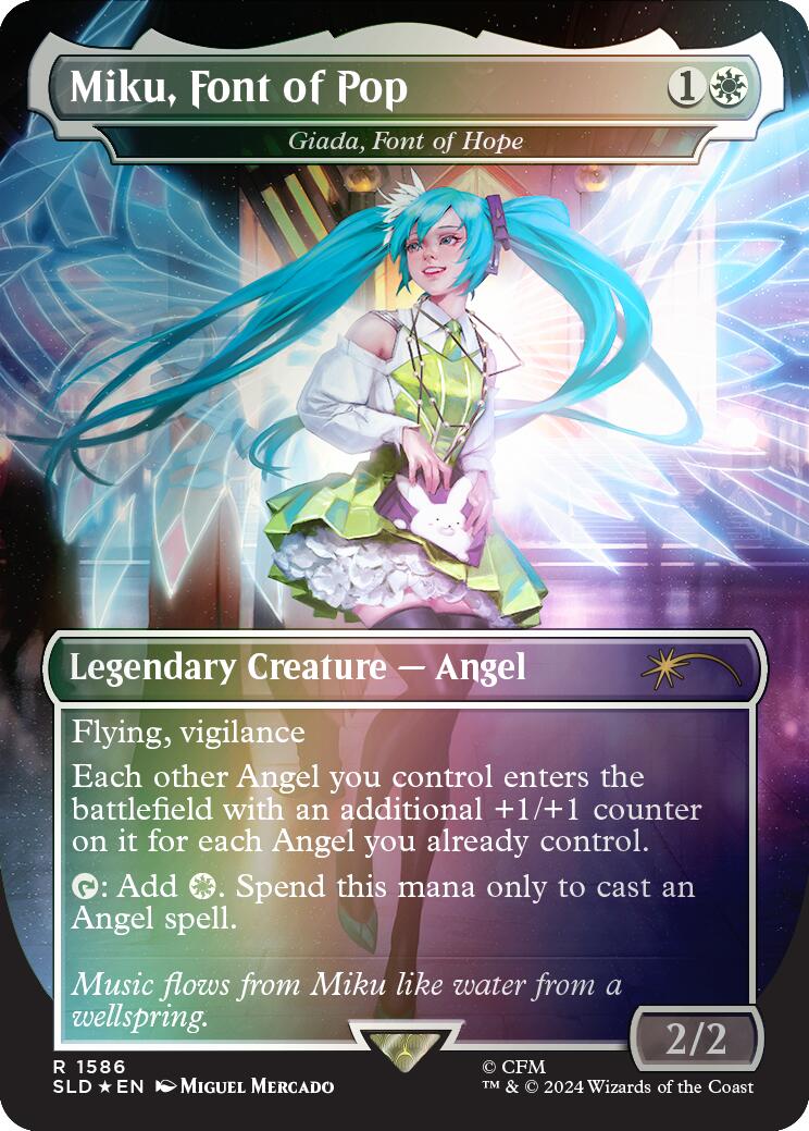 Miku, Font of Pop - Giada, Font of Hope (Rainbow Foil)