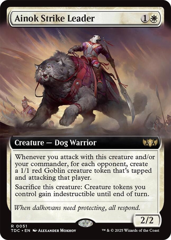 Ainok Strike Leader (Extended Art)