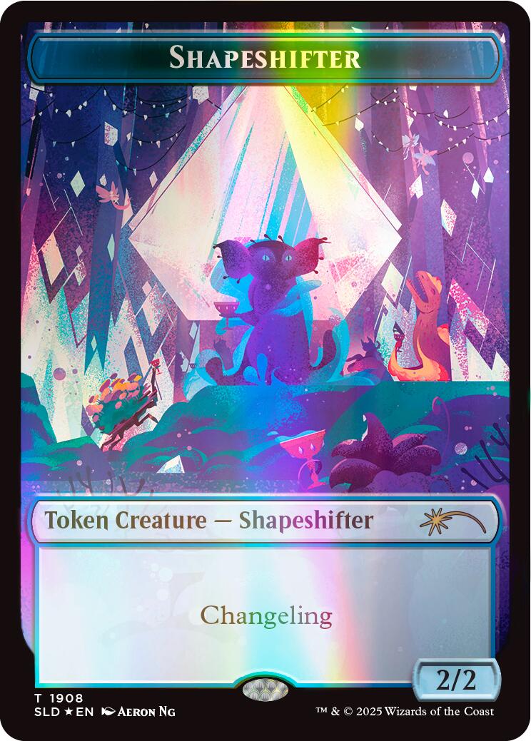 Shapeshifter Token (1908) (Double Rainbow Foil)