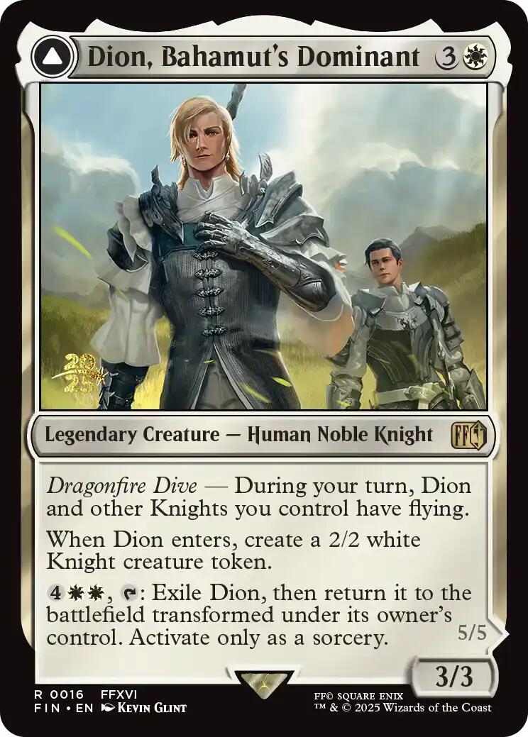 Dion, Bahamut's Dominant