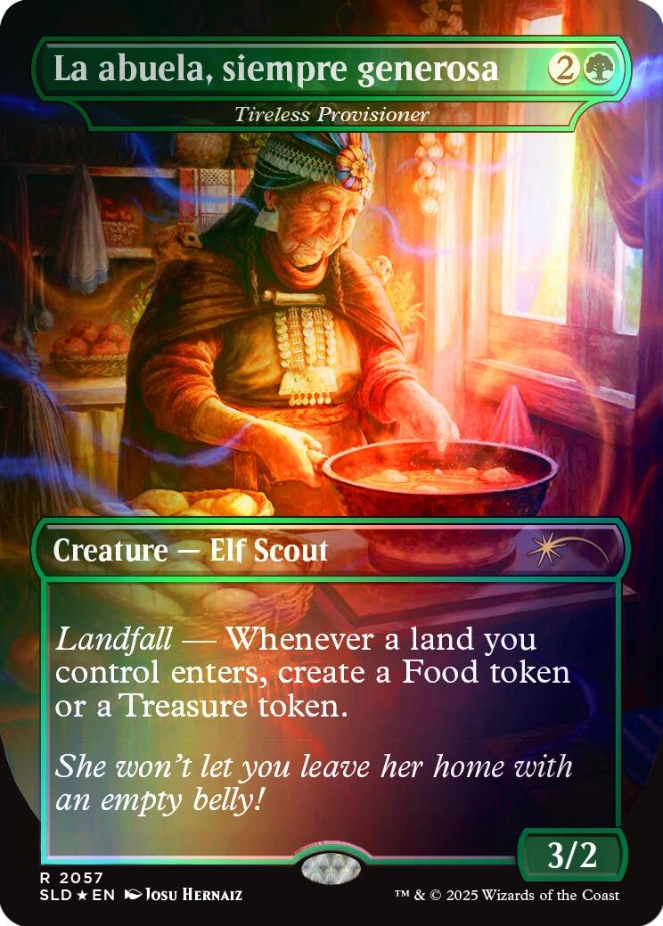 La abuela, siempre generosa - Tireless Provisioner (Rainbow Foil)