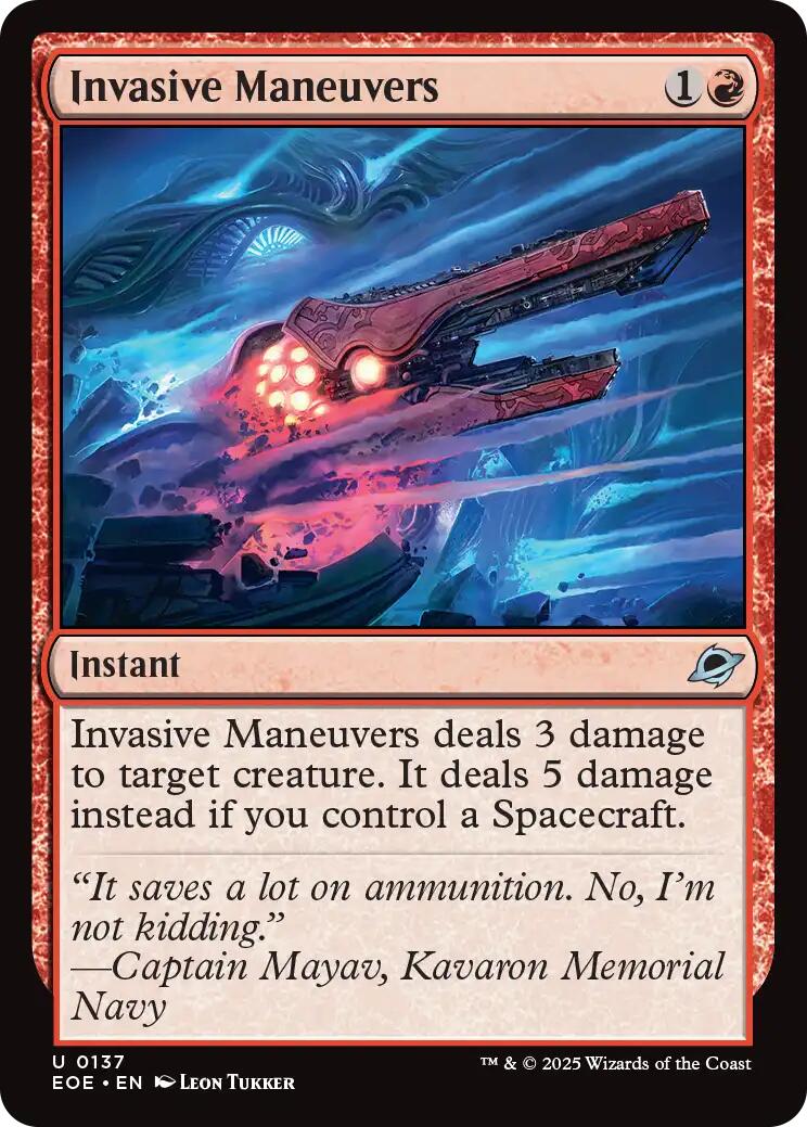 Invasive Maneuvers
