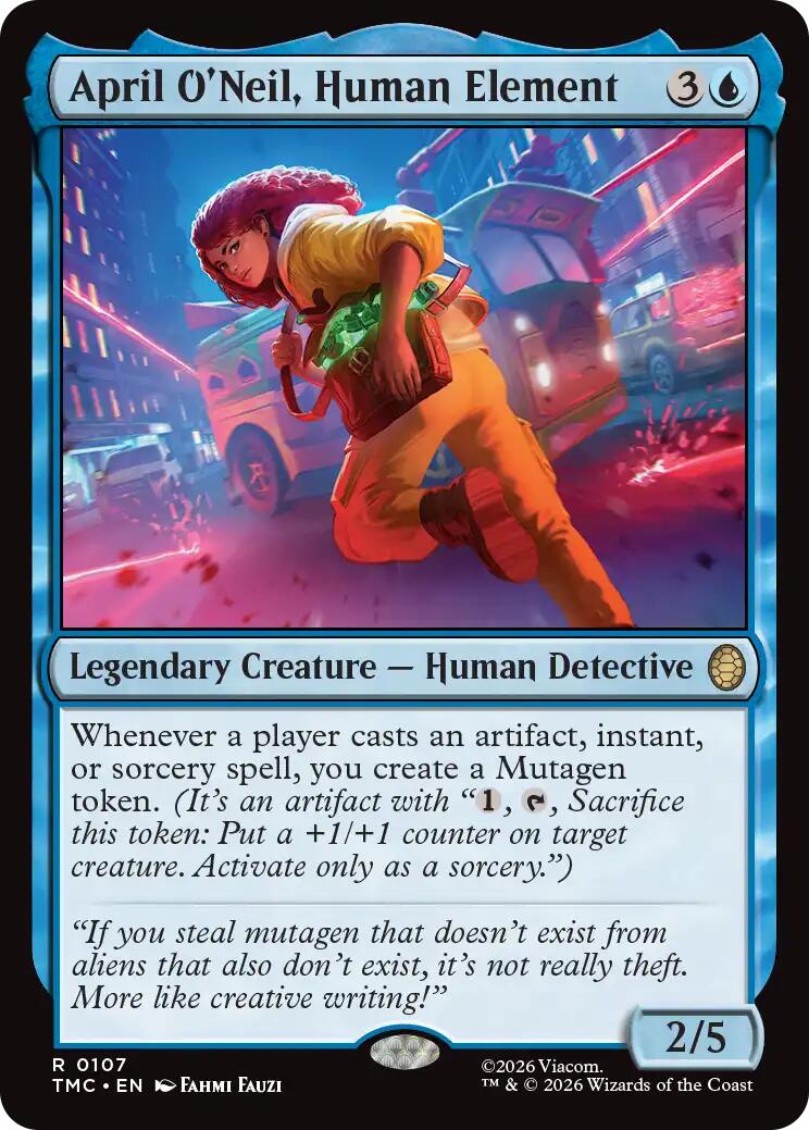 April O'Neil, Human Element