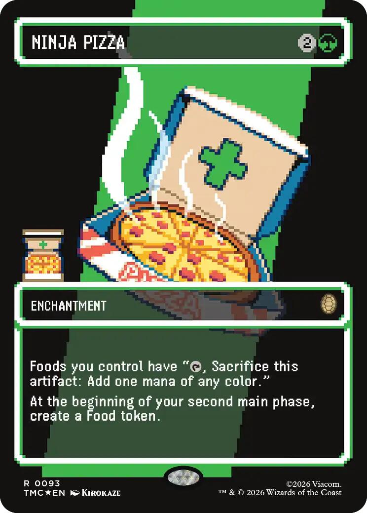 Ninja Pizza (Borderless) (Surge Foil)
