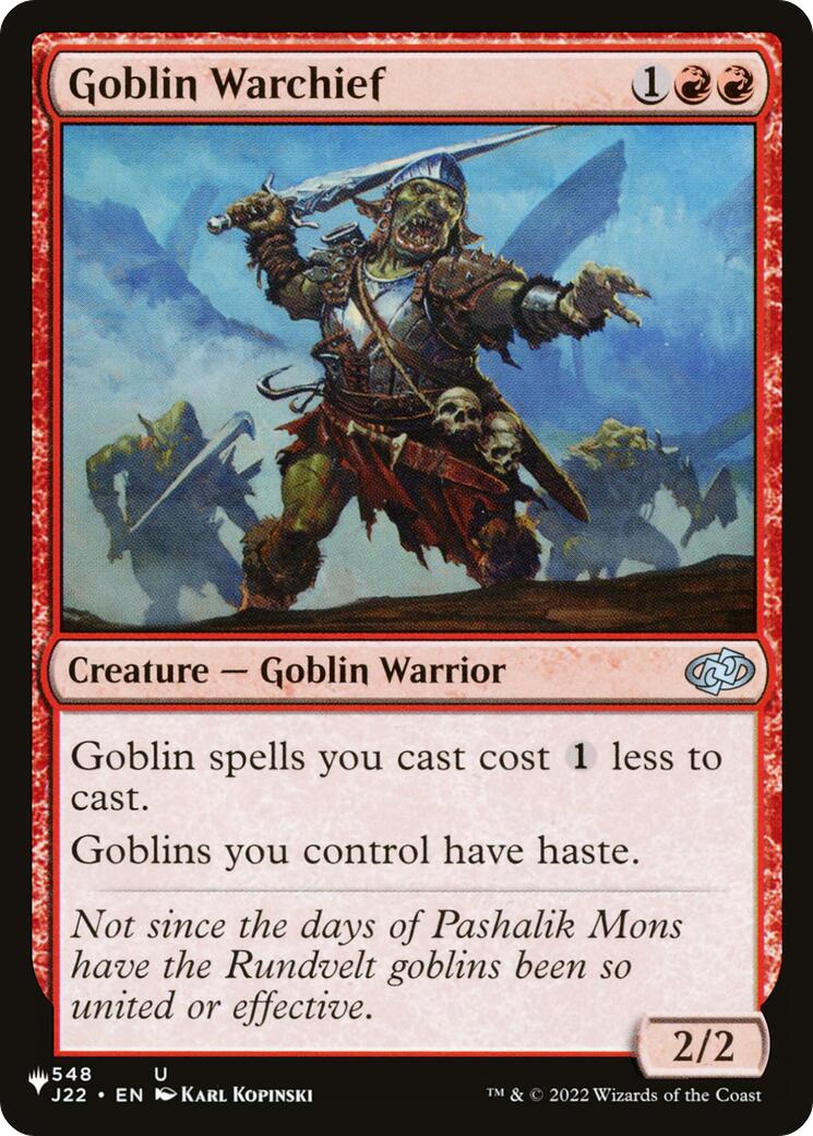 Goblin Warchief (J22)