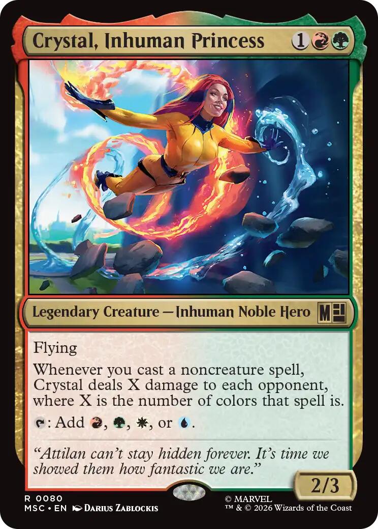Crystal, Inhuman Princess