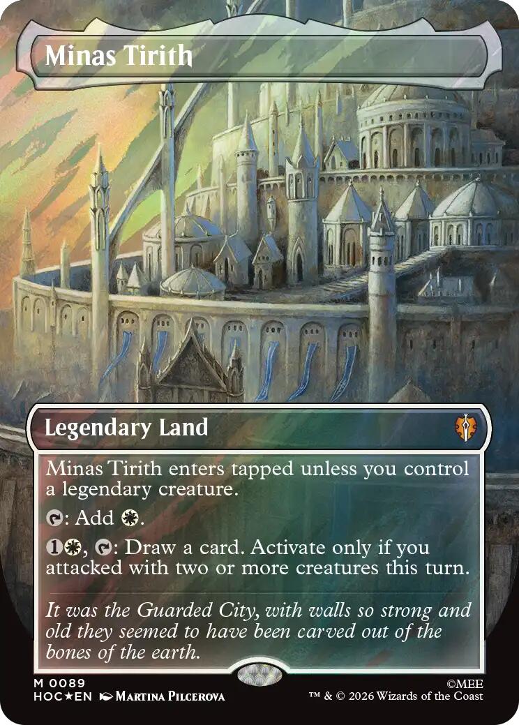 Minas Tirith (Borderless) (Surge Foil)