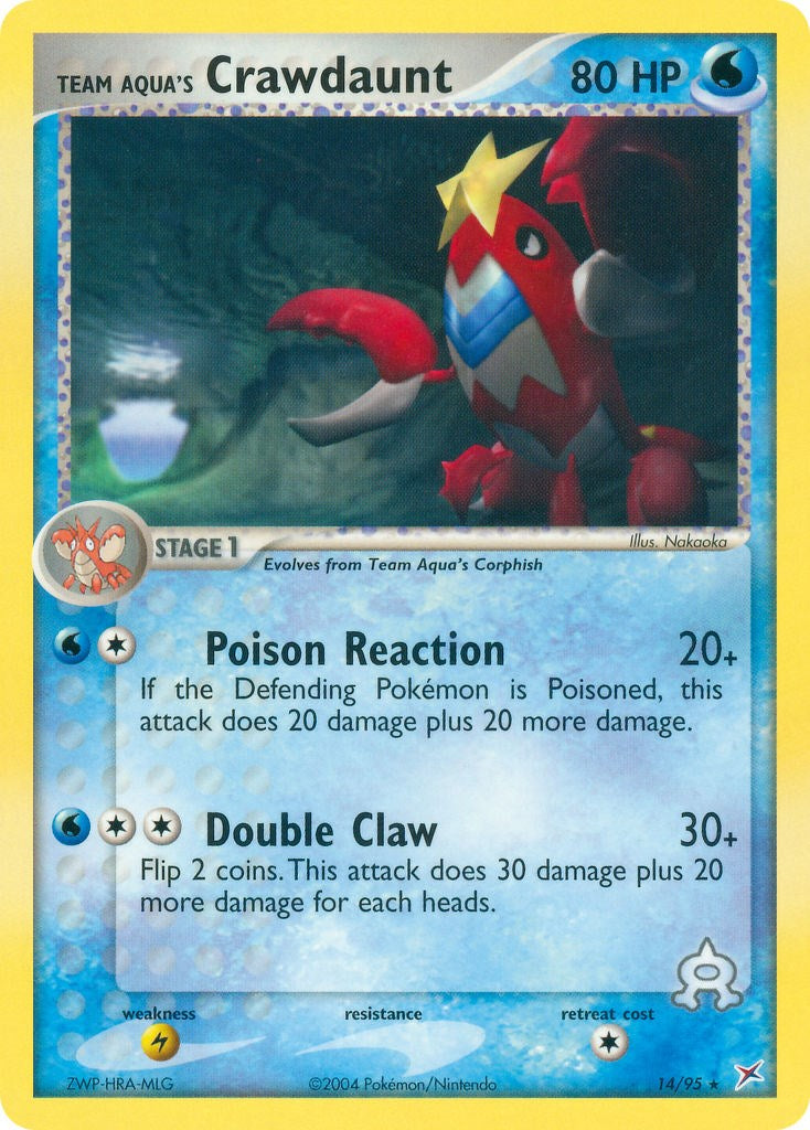 Team Aqua's Crawdaunt - 14/95
