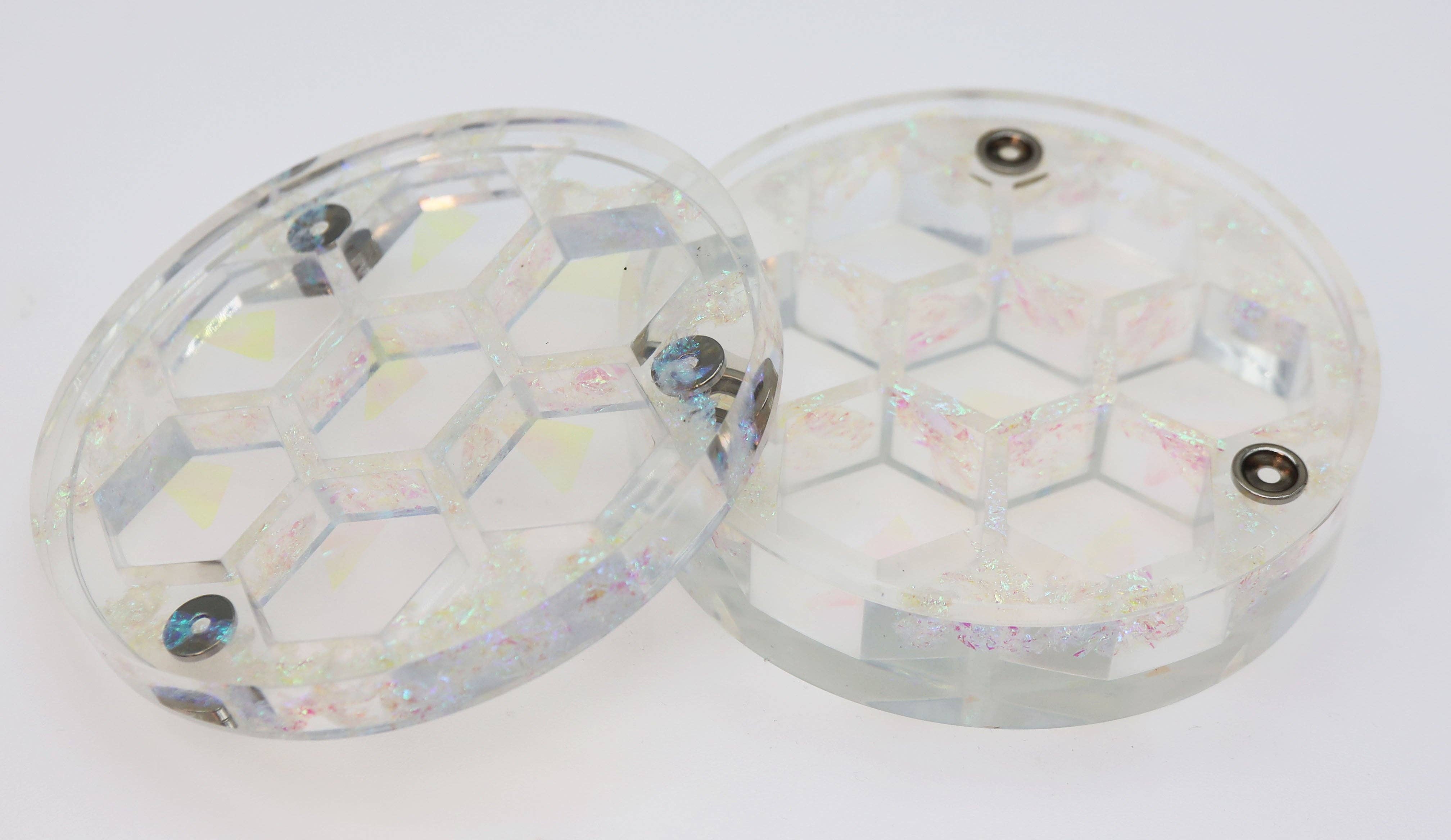 Sharp Edge Resin Dice Vault - Ethereal Clouds