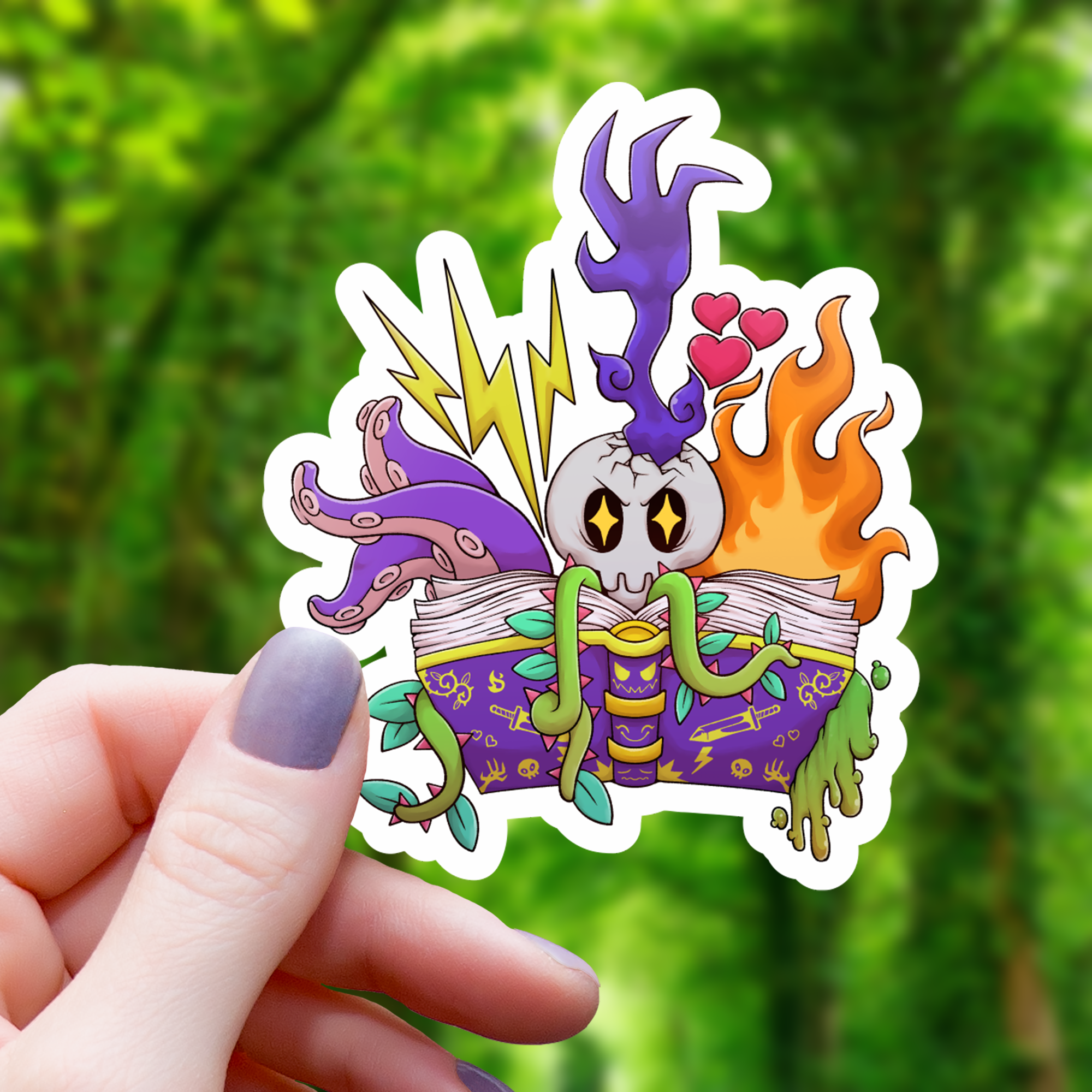 Books Expand Your Imagination Sticker - 3"