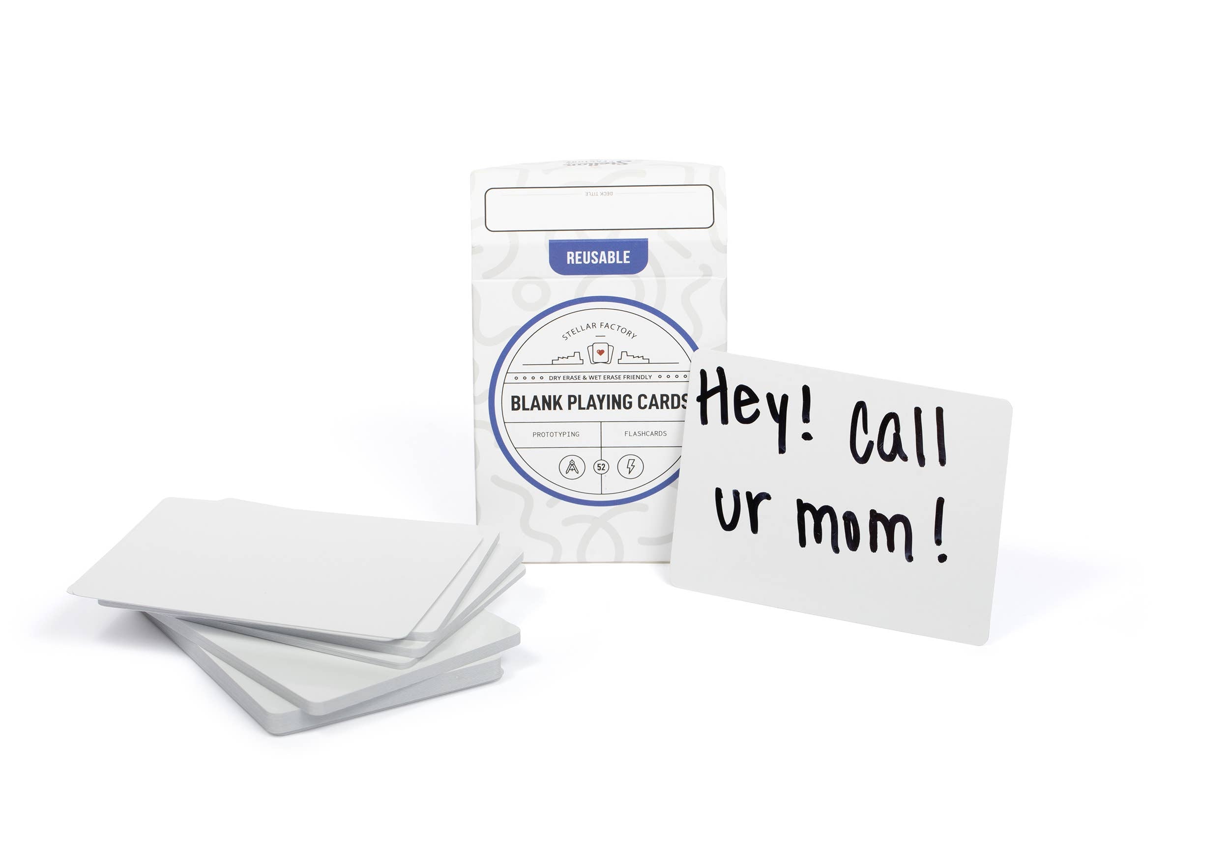 Reusable Blank Playing Cards - For Flashcards & more