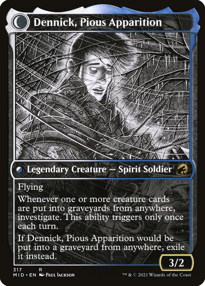 Dennick, Pious Apprentice (Showcase) (Back)